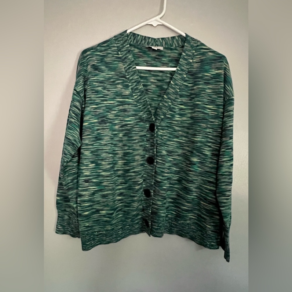 LOFT Outlet Cardigan Sweater V-Neck Knit. Size Large.